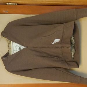 COCOA Faux Fur Embroidered Vintage Jacket Size Medium